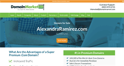 Desktop Screenshot of alexandraramirez.com